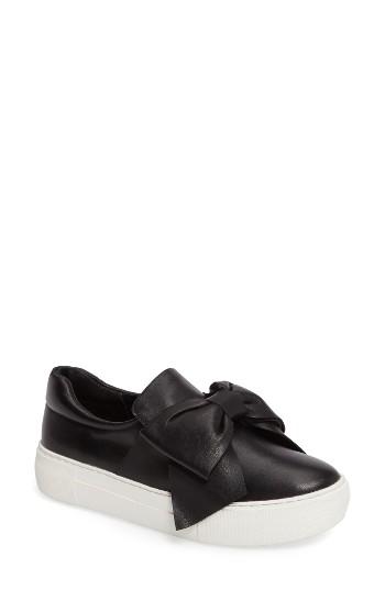 J Slides Beauty Bow Platform Slip on Sneaker women in Black Lyst
